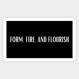 Pottery Form Fire And Flourish Magnet